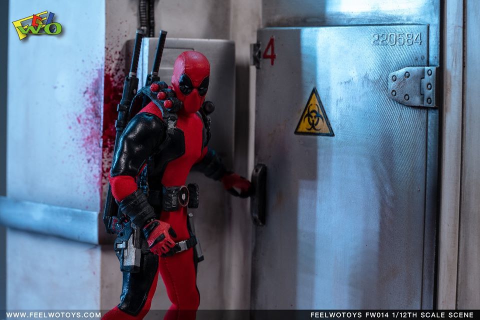 [สั่งจอง]ฉากไดโอรามา ประตูหน้าโรงงานนิวเคลียร์ FEELWOTOYS FW014 1/12 Scene Of Nuclear Factory