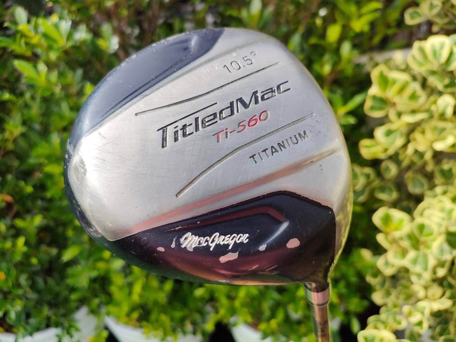 DRIVER Macgregor TITLEDMAC TI-560 TITANIUM ก้าน AIRRACE FLEX R องศา 10.5 แค่ก้านก็คงเกินคุ้มแล้วครับ