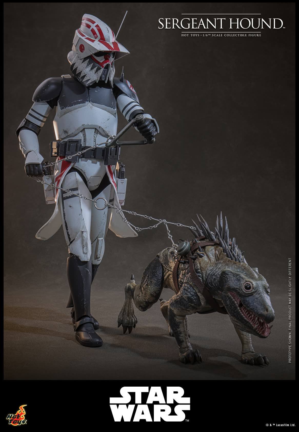 [สั่งจอง]HOT TOYS TMS167 1/6 : Sergeant Hound Collectible Figure [Star Wars: The Clone Wars]