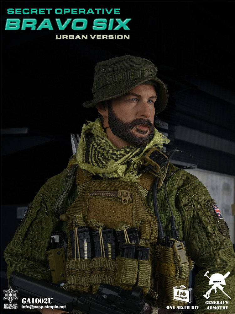[สั่งจอง] General's Armoury GA1002U 1/6 scale Secret Operative Bravo 6 Urban Version