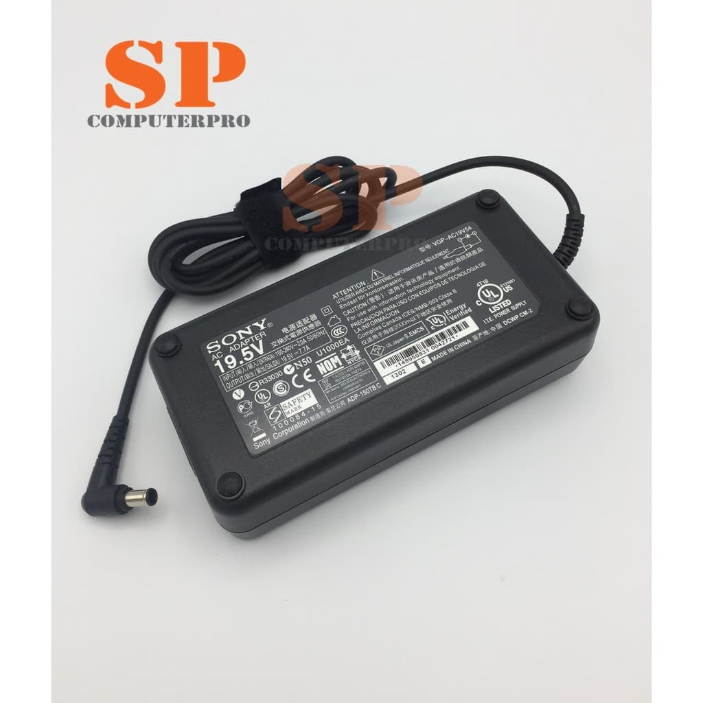 SONY ADAPTER อะแดปเตอร์ของแท้ SONY ALL IN ONE TV SONY 19.5V 7.7A 150W หัว 6.5*4.4