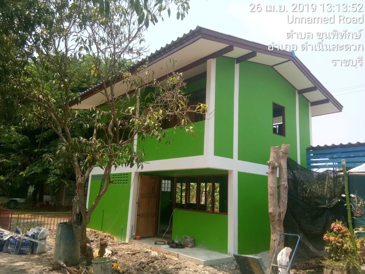 งานสร้าง ห้องพักครู รร.ดอนฟักทอง