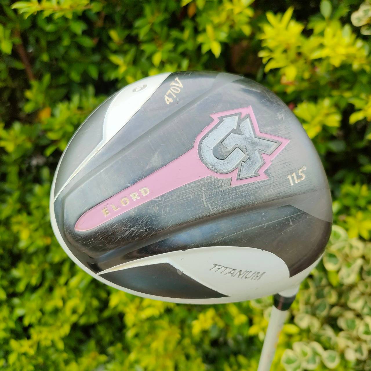 ** ไม้กอล์ฟสำหรับผู้หญิง ** DRIVER ELORD CX 470V องศา 11.5 ก้าน ELORE FLEX L หัวใหญ่ 470 CC. ทำให้ตีง่ายขึ้น!!! สวีตสปอตกว้าง หน้าเด้งมาก!!! COR สูงที่สุด!! ไม้กอล์ฟมือสอง ของแท้ BY NakaraLuxurious