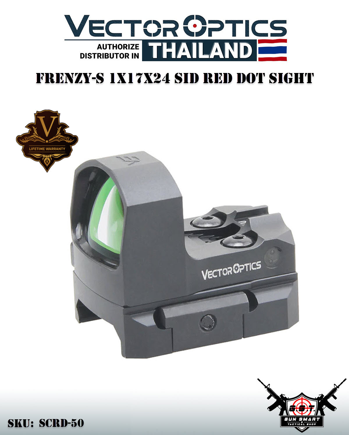 FRENZY-S 1X17X24 SID RED DOT SIGHT