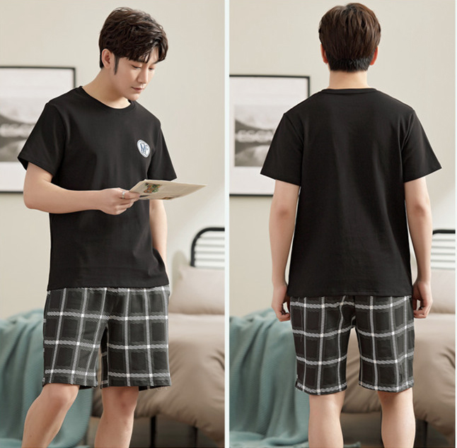 ชุดนอนผู้ชายไซส์ใหญ่ แขน-ขาสั้น