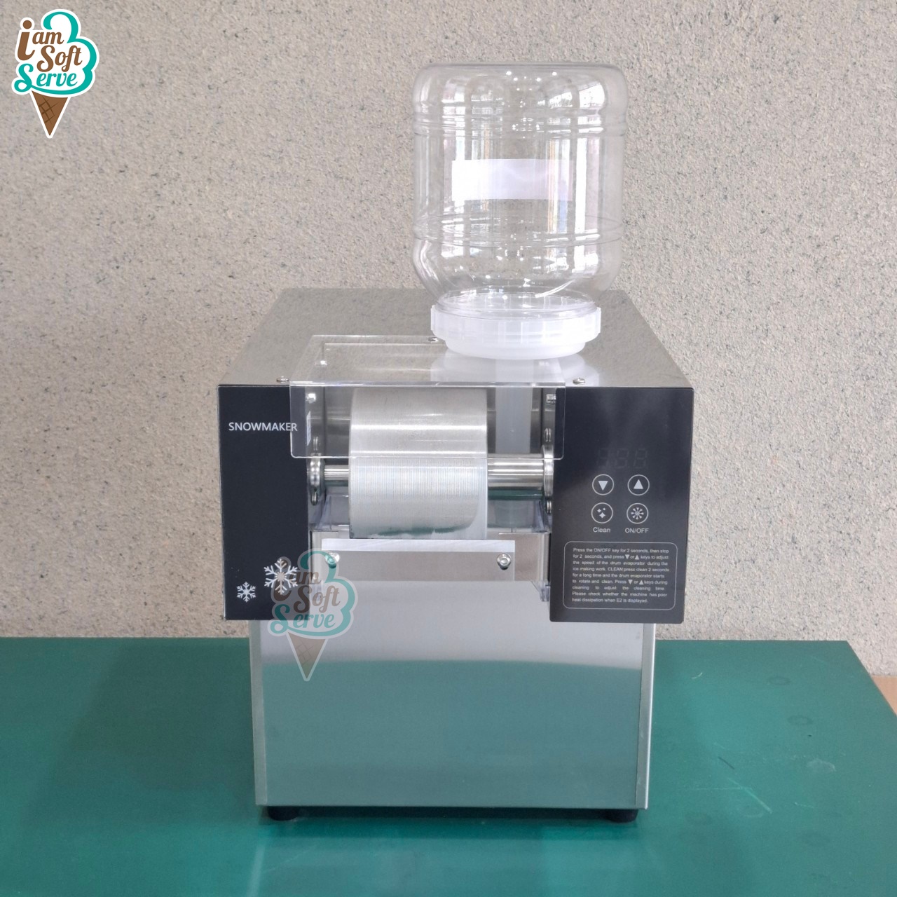 เครื่องทำบิงซู เครื่องทำน้ำแข็งเกล็ดหิมะ SNOWMAKER รุ่น SM-125 กำลังผลิต 125 Kg/24H