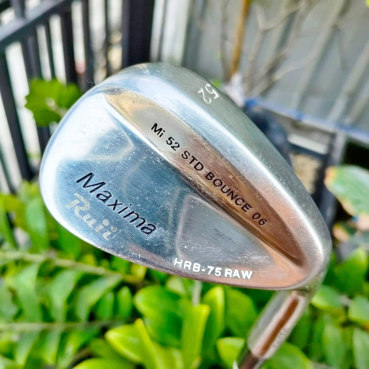 WEDGE MAXIMA RUII องศา 52 BOUNCE 06 ก้าน N.S.PRO 950GH FLEX R WEDGE หน้าตะไบโหดมากๆ ไม้กอล์ฟพรีเมี่ยมมือสอง ของแท้ By NakaraLuxurious