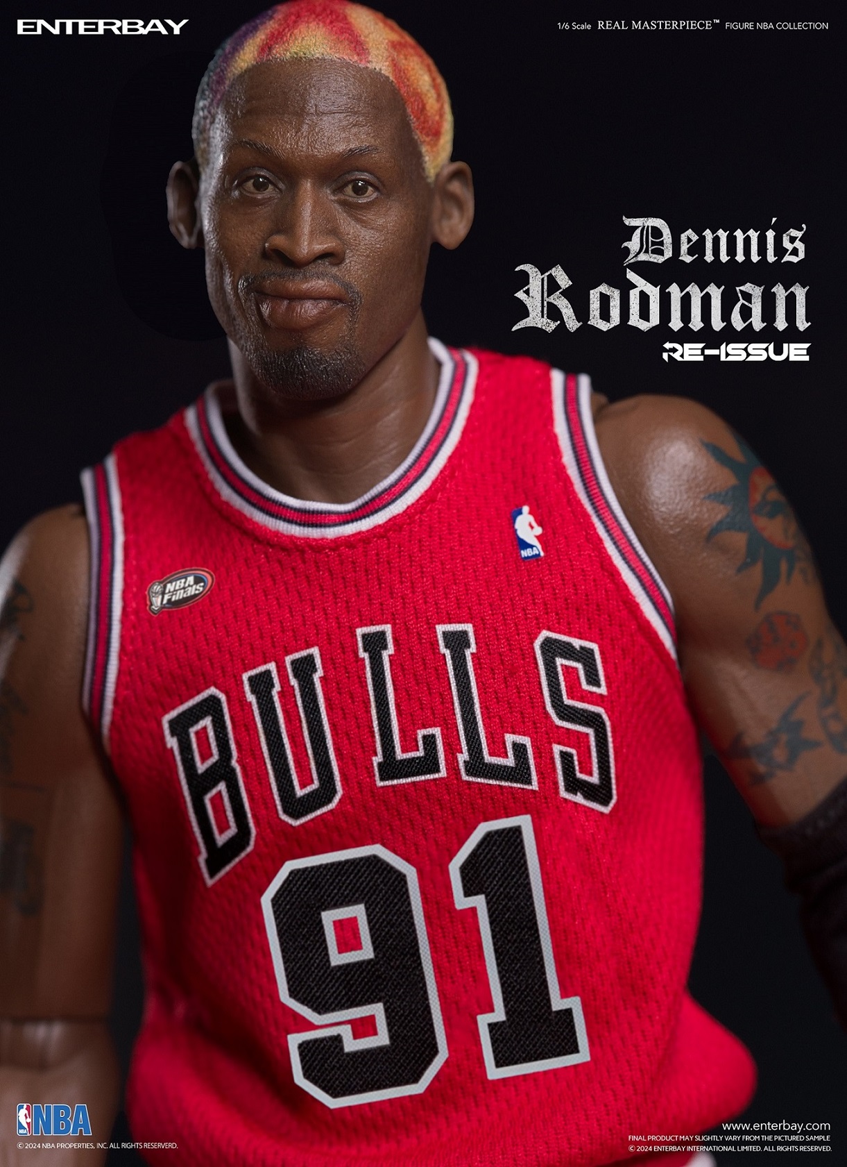 [สั่งจอง] Enterbay RM-1059 1/6 : DENNIS RODMAN (Limited Retro Edition)