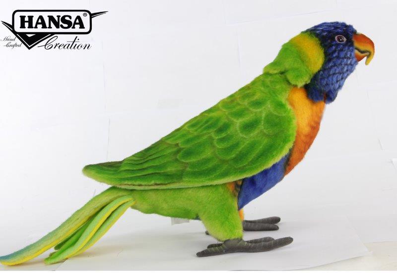 8393 Poseable Rainbow Lorikeet 42cm.L