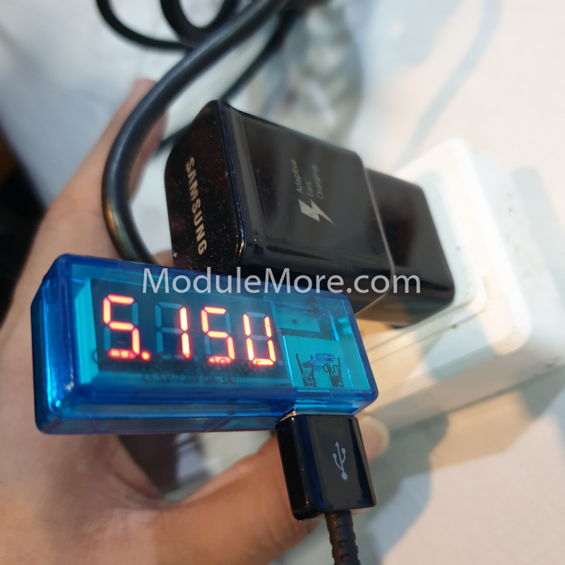 USB meter USB Tester ตัวทดสอบ USB วัดแรงดัน 3-7.5V วัดกระแสสูงสุด 2.5A
