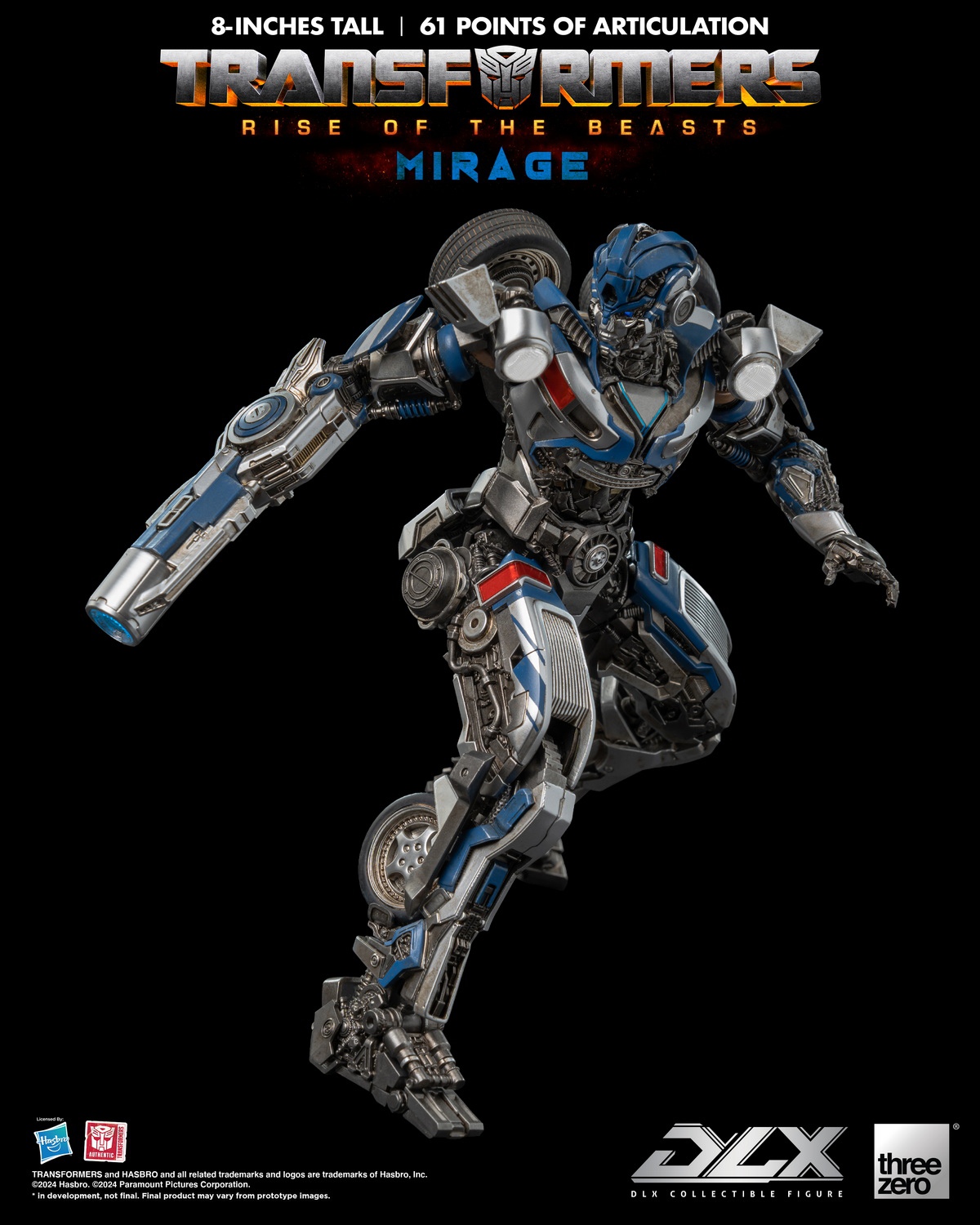 [สั่งจอง]Threezero 3Z05640W0 8" : Transformers Rise of the Beasts DLX - Mirage