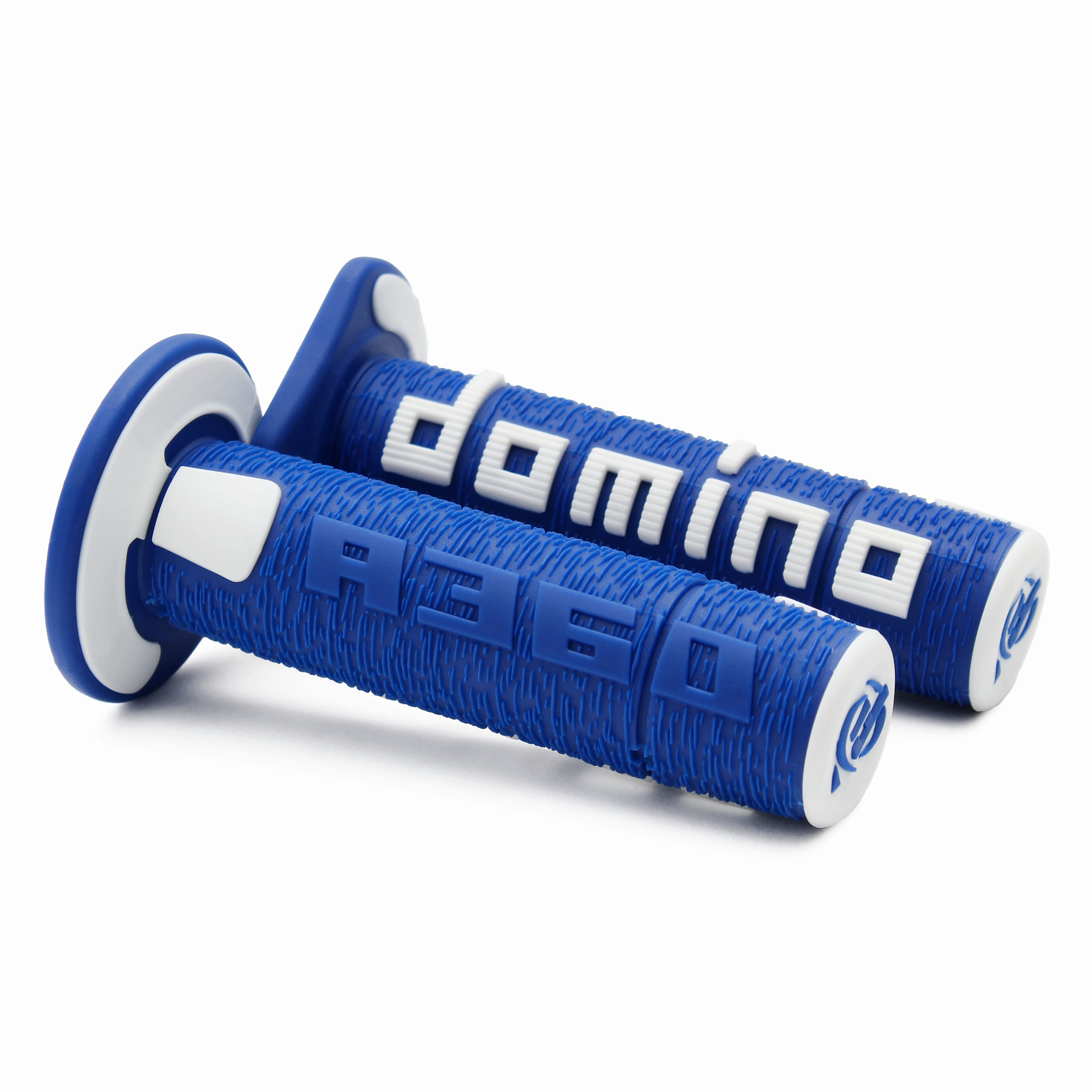 ปลอกแฮนด์ Domino A360 ปลายปิด - Blue/White