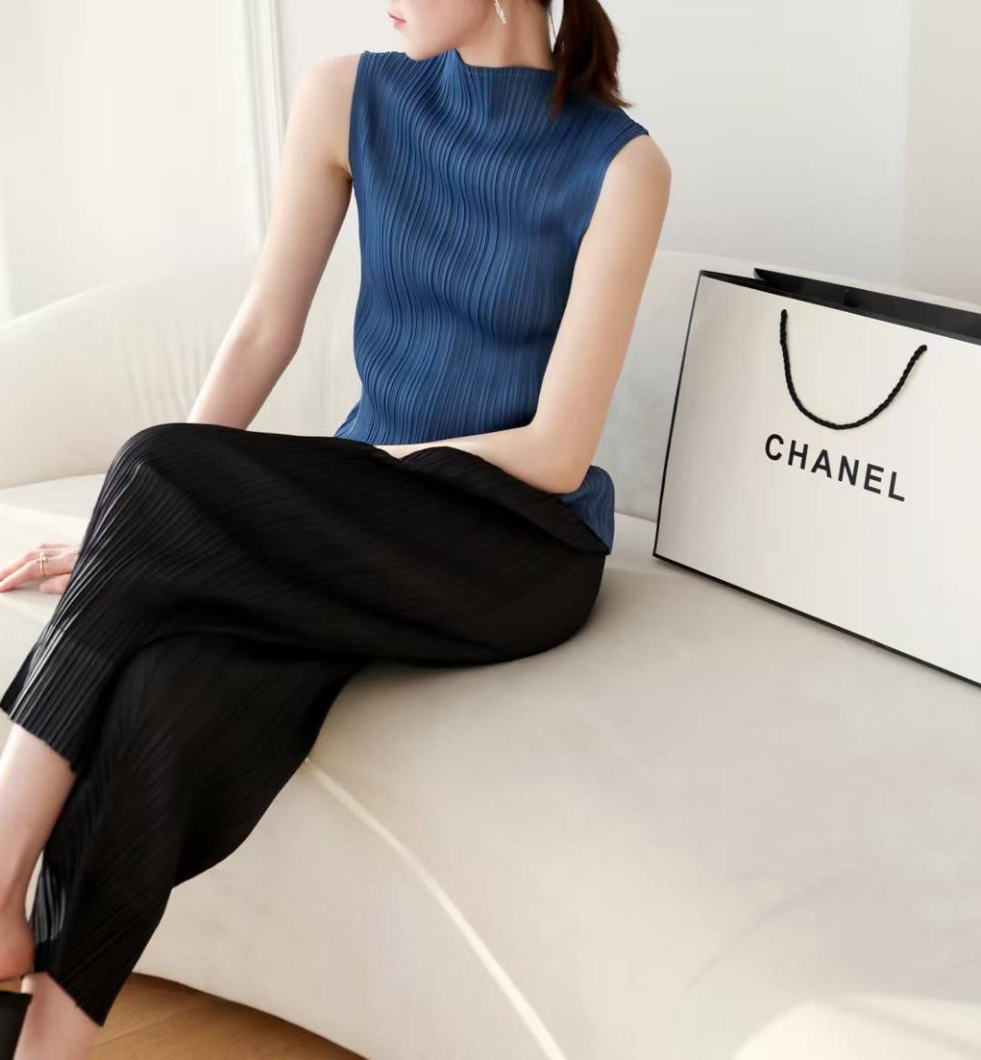 ปรับราคาลง20%!! ยาว34นิ้ว! 2MUAY รุ่น GJO7582 กางเกงพลีทคุณภาพ SLIM TUCK PLEATED PANTS 9 สี FREE SIZE