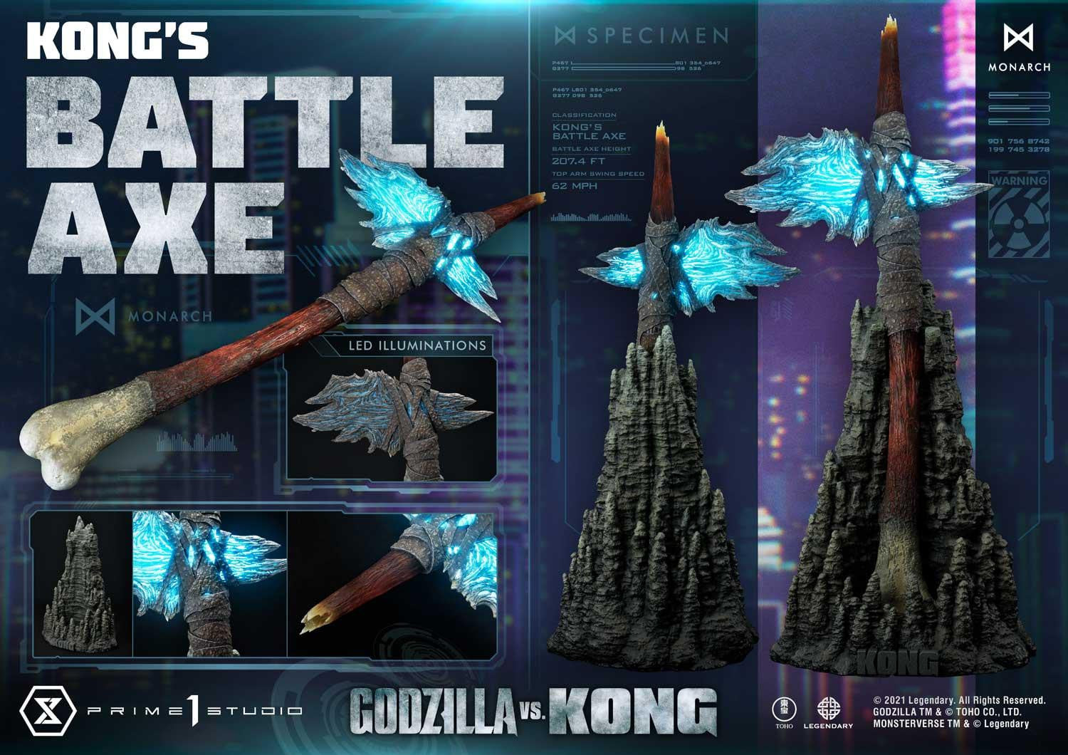 [สั่งจอง]Prime 1 Studio LSGVK-03: Kong’s Battle Axe (Godzilla vs Kong)