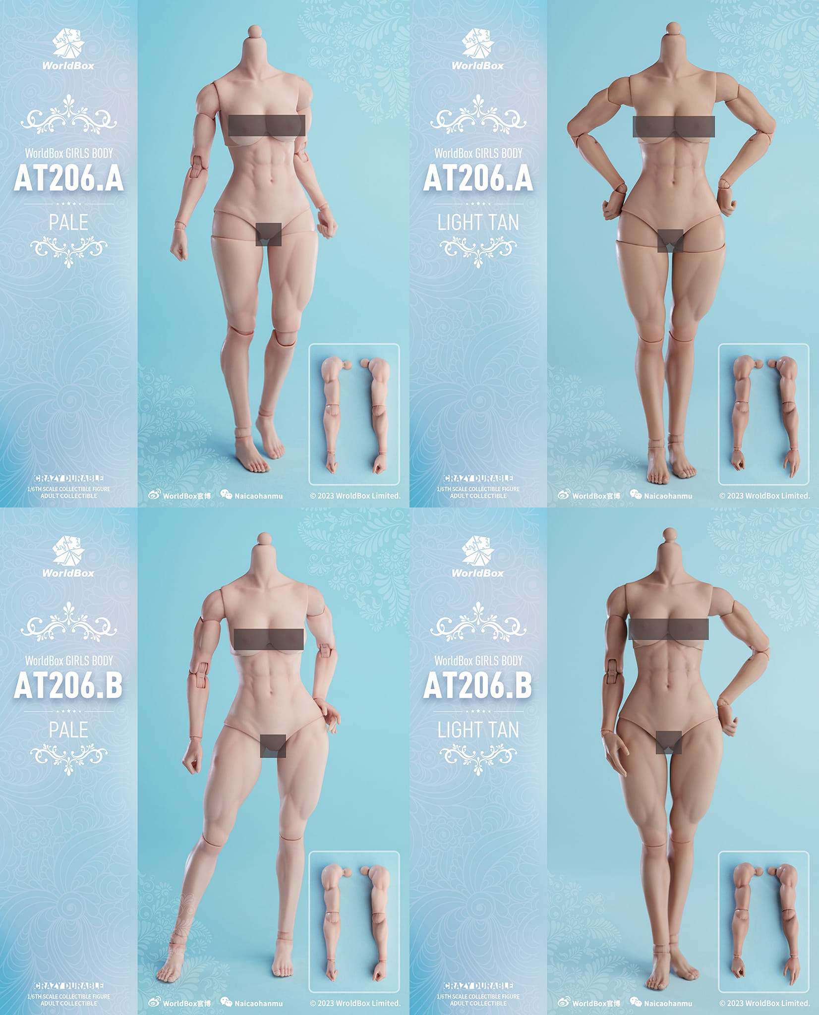 [สั่งจอง]Worldbox 1/6 : Girls Body