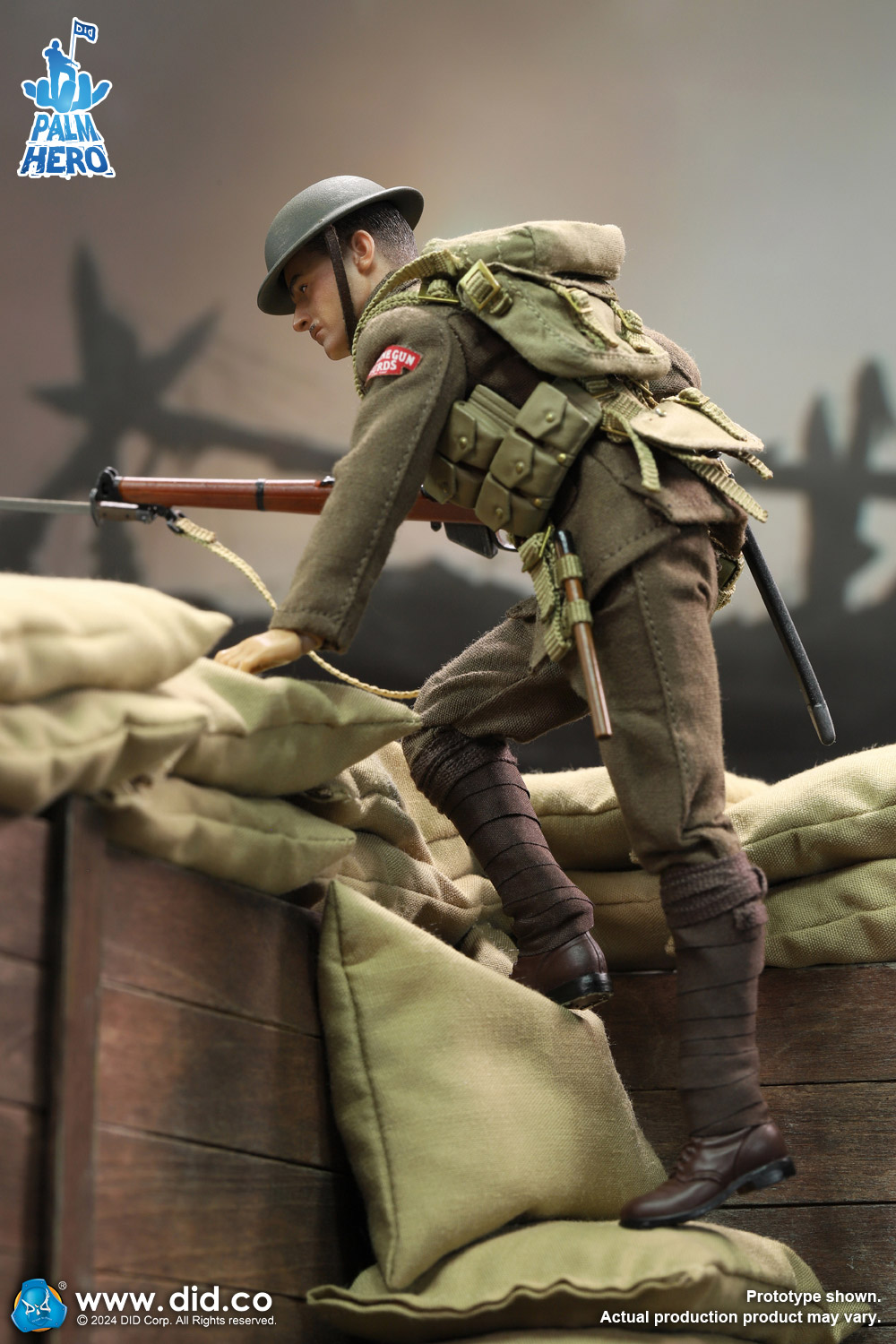 [พร้อมส่ง] DID XB80028 1/12 : WWI British Infantry - Albert Brown