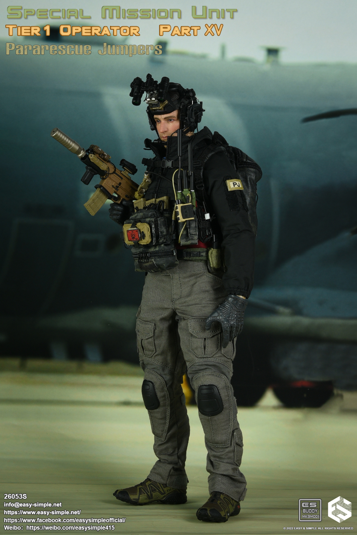 [สั่งจอง] Easy&Simple 26053S 1/6 : Pararescue Jumpers