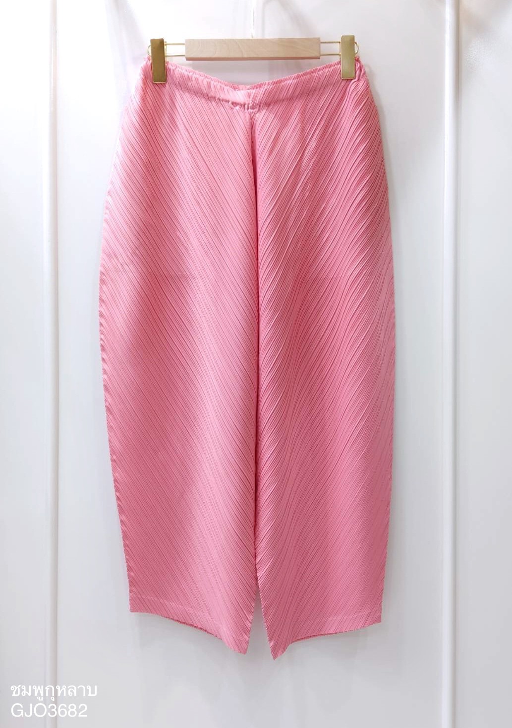 ยาว 32.5นิ้ว!! 2MUAY รุ่น GJO3682 กางเกงผู้หญิง กางเกงพลีทคุณภาพ 12สี FREE SIZE THICKER BOTTOM PLEAT PANTS