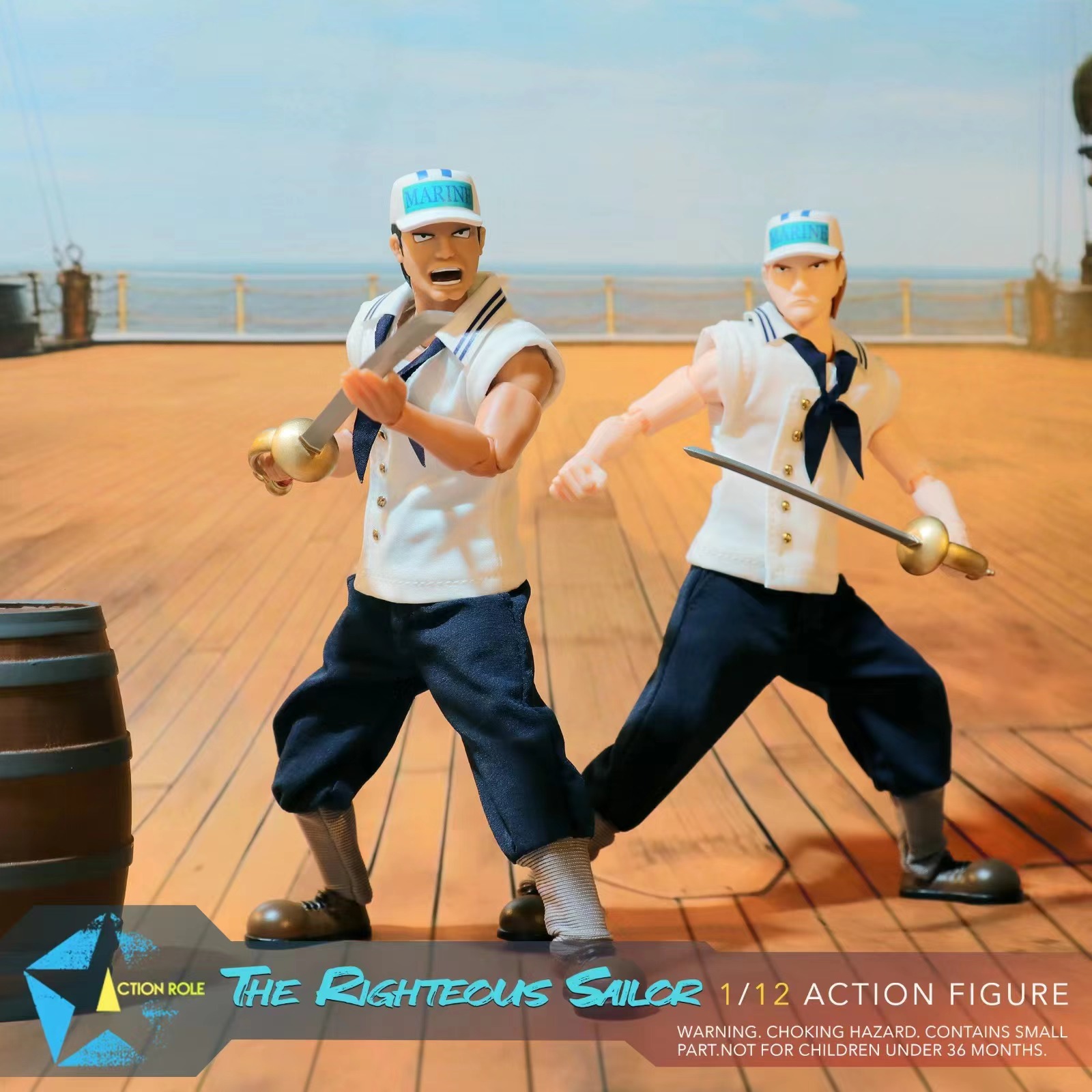 [พร้อมส่ง] Action Role 1/12 : The Righteous Sailor - Version C (A+B และไอเทมเสริม)"