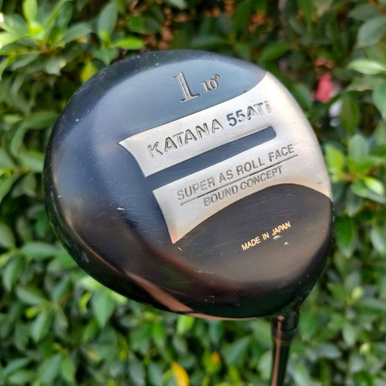 DRIVER KATANA 55ATI หน้าเด้ง SUPER AS ROLL FACE องศา 10 ก้าน GRAPHITE DESIGND FLEX R ตีง่าย + ไกล ครับ