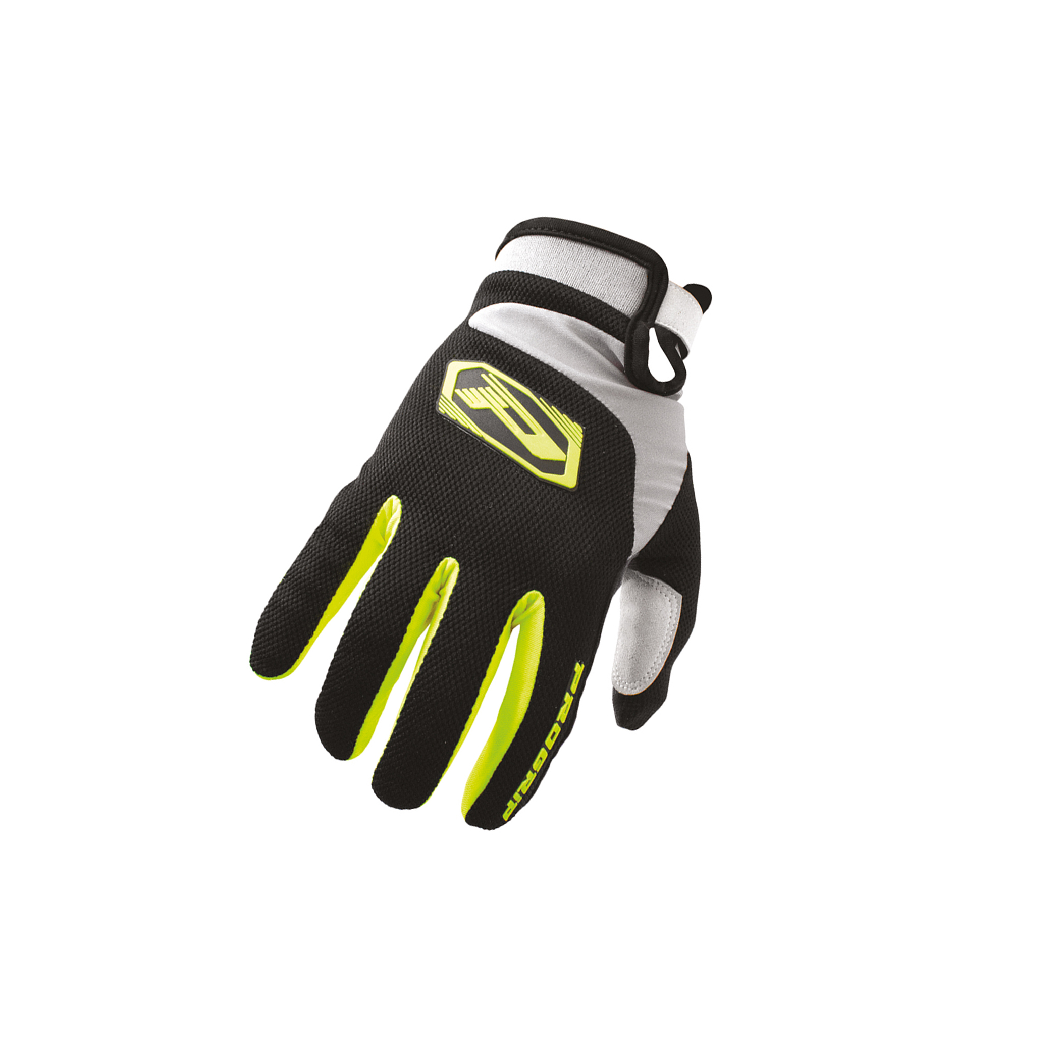 ถุงมือเด็ก Progrip Airtech MX Gloves 4009-343 fluorescent yellow / black / gray