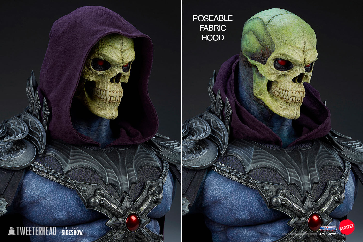 [สั่งจอง]Tweeterhead 907435 1/1 Life-Size Bust : Skeletor