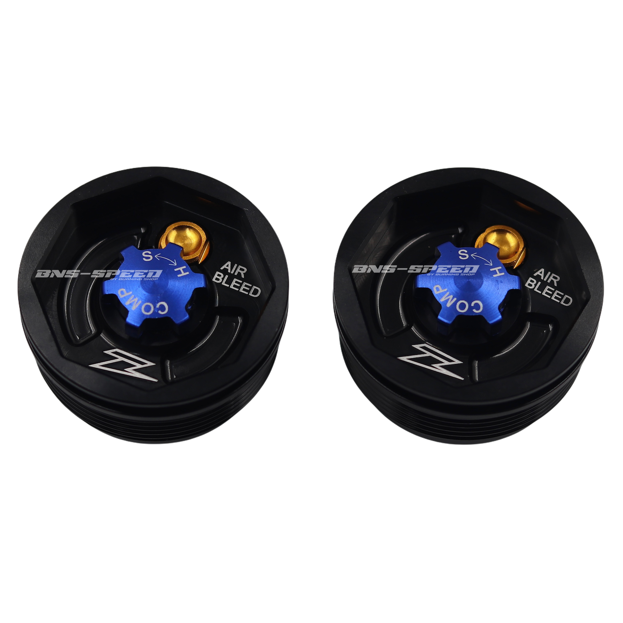 หัวโช้ค Zeta Front Fork Top Cap Black - Yamaha, Kawasaki, Suzuki, Husqvarna, Gasgas, Sherco