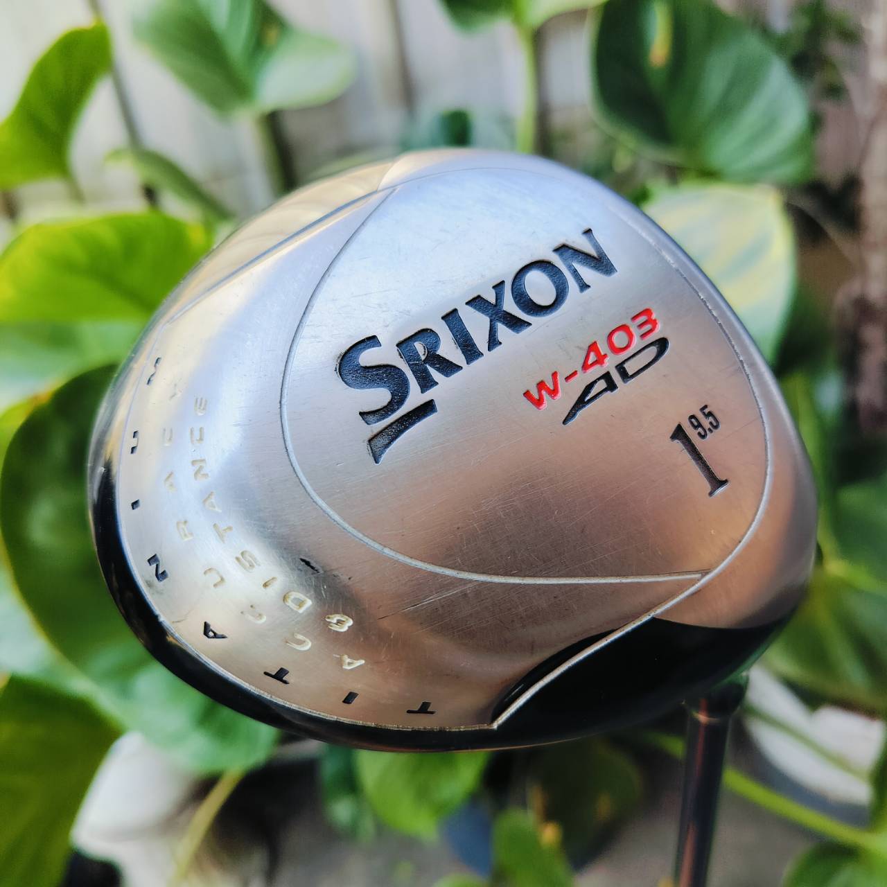 DRIVER SRIXON W-403 AD องศา 9.5 ก้าน SRIXON SV-3000 FLEX S วัสดุเบต้าไทเทเนี่ยม พรีเมี่ยมญี่ปุ่น ไม้กอล์ฟพรีเมี่ยมมือสอง ของแท้ By NakaraLuxurious