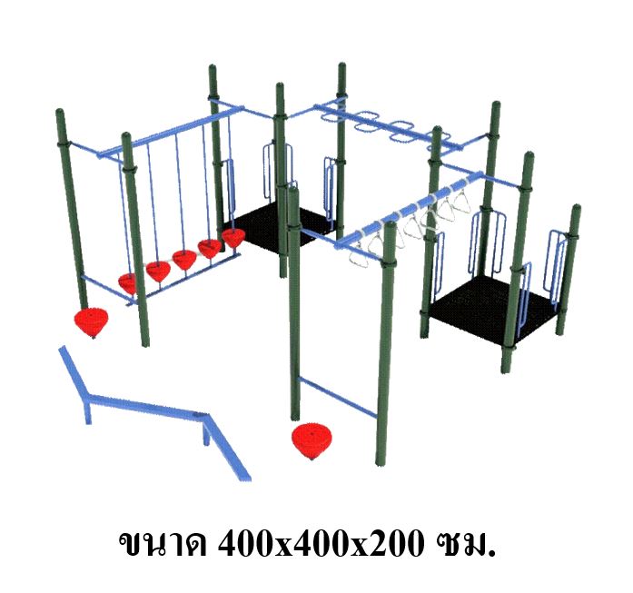 ปีนป่ายรวมมิตร แบบทรงตัว, เครื่องเล่นสนาม กลางแจ้ง เหล็ก, ปีนป่าย ตั้งพื้น OutdoorPlayground, ราคาโรงงานสินค้าสั่งทำ 10-20 วัน