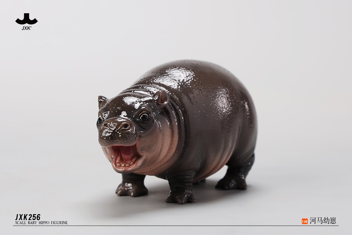 [พร้อมส่ง] JXK JXK256 1/6 : Baby Hippo Figurine