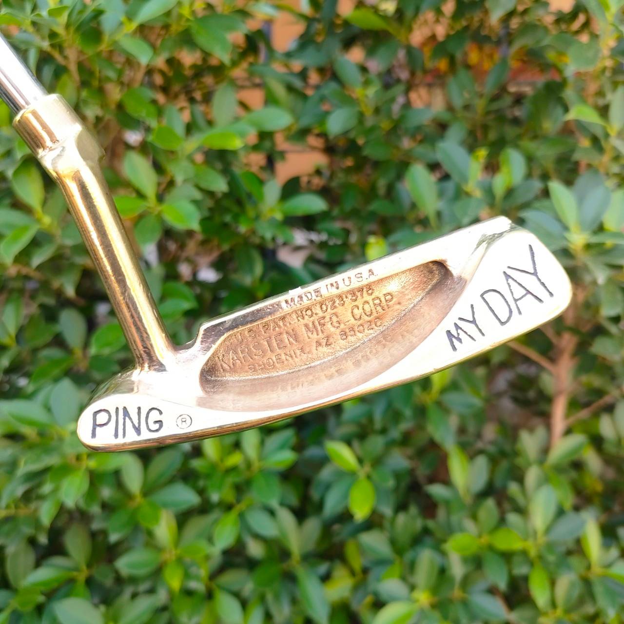 PUTTER PING MYDAY วัสดุทองเหลืองแท้ๆสวยมาก MYDAY หายากมาก ส่วนใหญ่คนมีไม่ค่อยปล่อย นักสะสมตามหาอย่างต่อเนื่อง