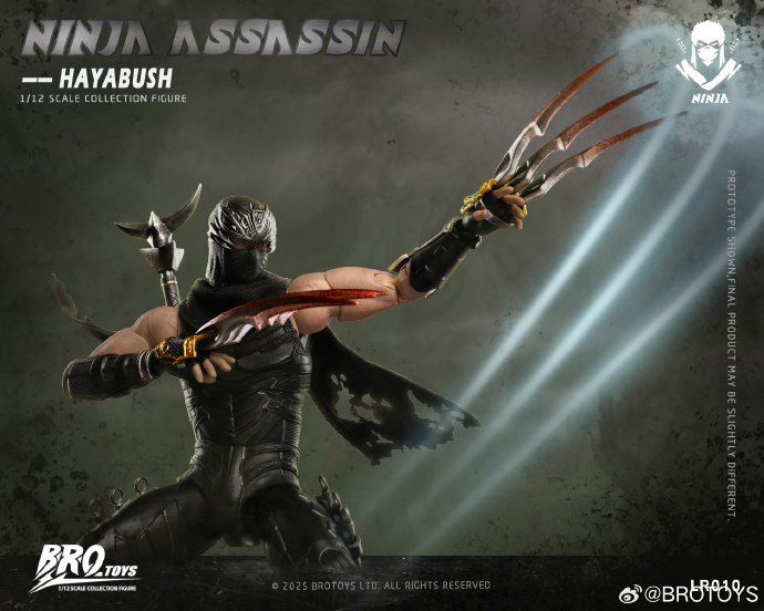 สั่งจอง] BROTOYS LR010 1/12 : Ninja Assassin-Hayabush (17.5ซม