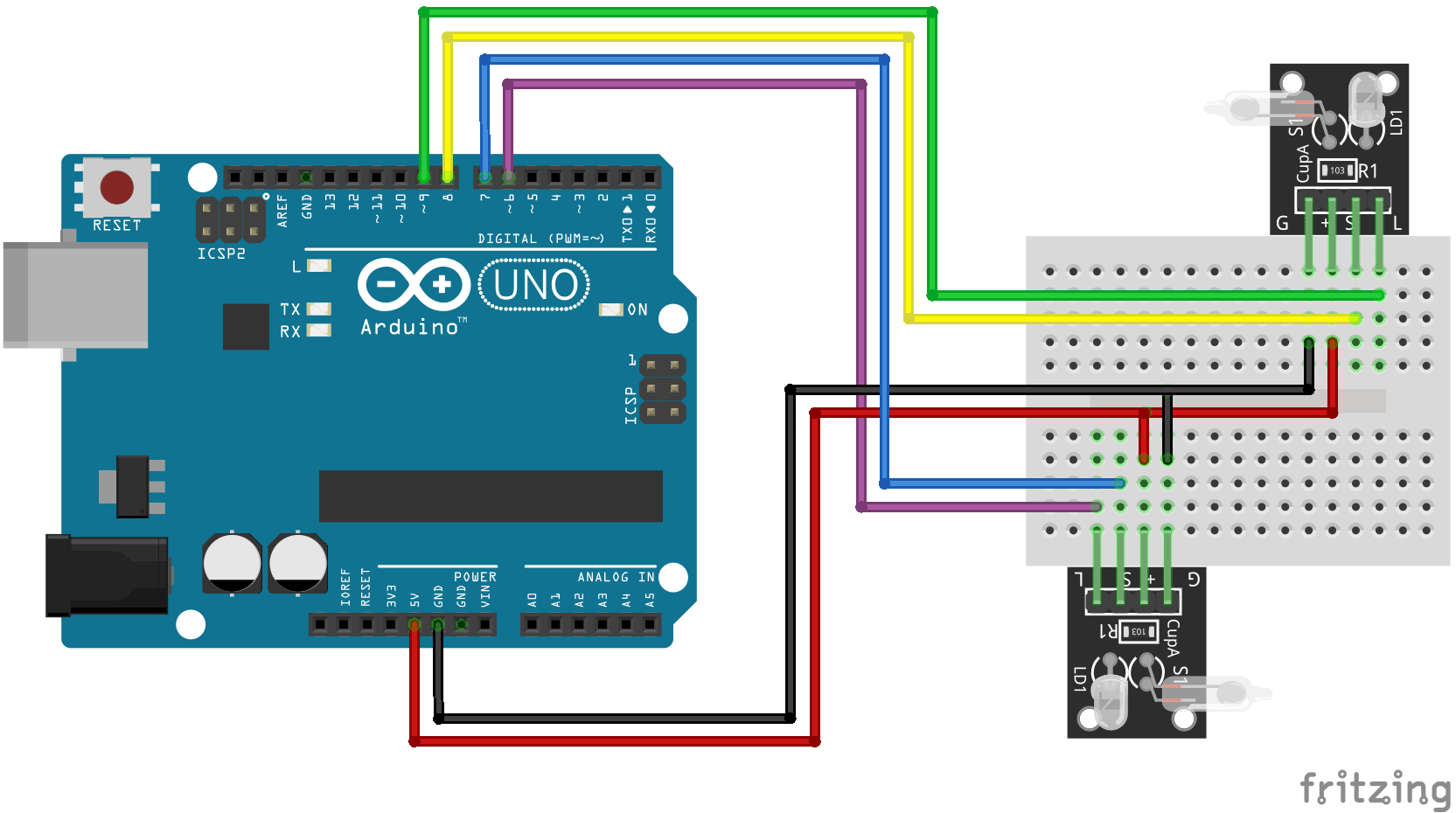 Magic light cup module KY-027
