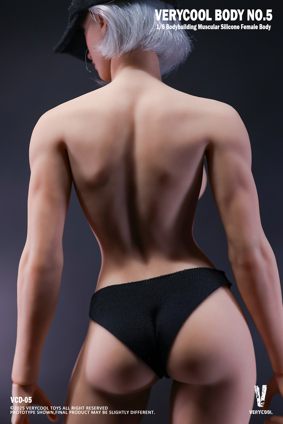 [สั่งจอง]VERYCOOL VCD-05B 1/6 : Silicone Female Body Bodybuilding Muscular Physique Natural Skin Tone
