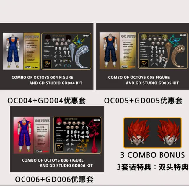 [สั่งจอง] OC Toys & GD Custom Kit combo 1/12