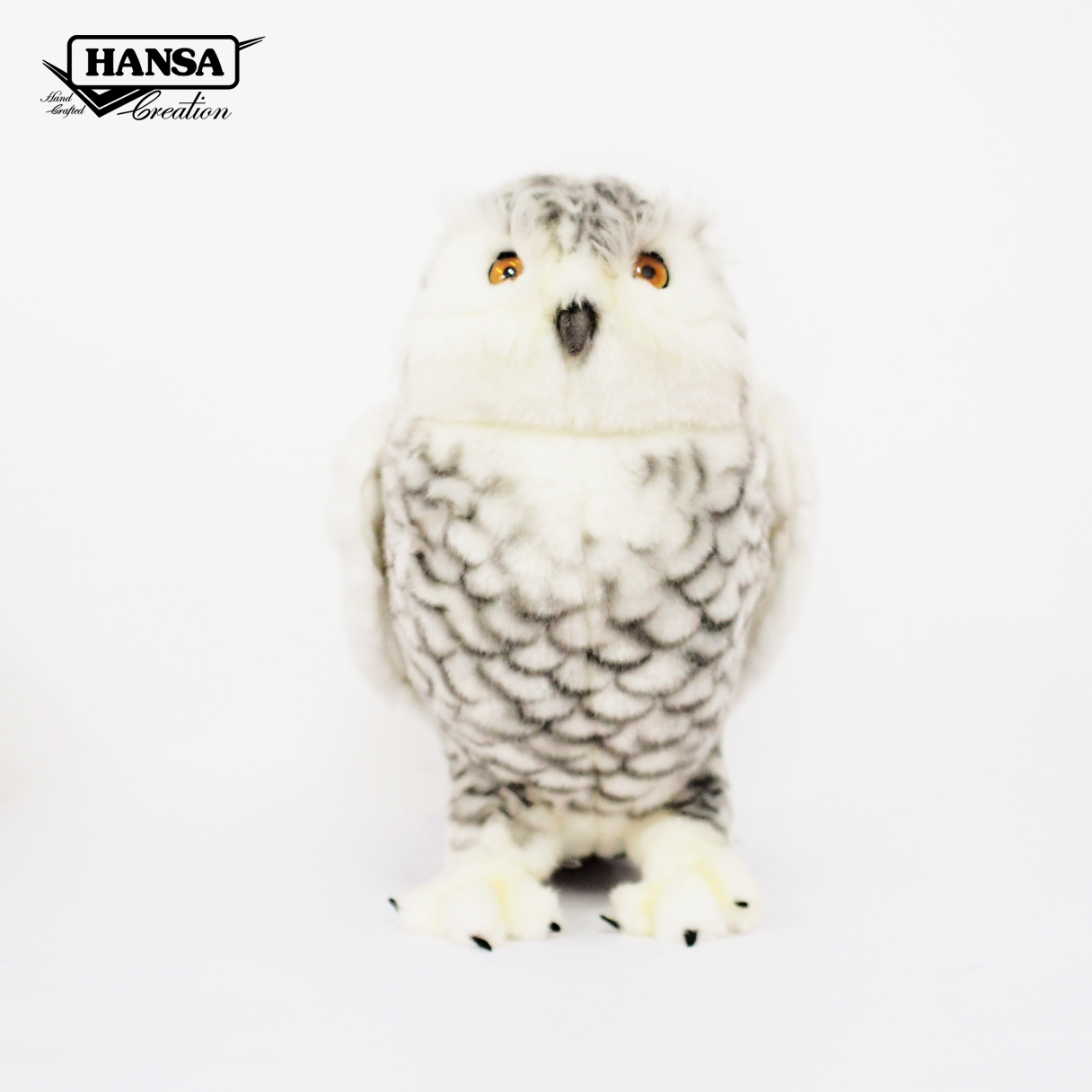 8080 Snowy Owl 28cm.H - ตุ๊กตานกเค้าแมวหิมะ