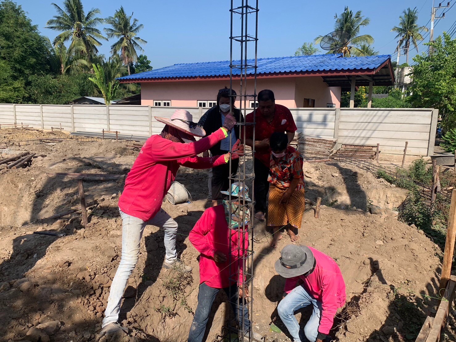 งานก่อสร้างห้องแถว จำนวน5ห้อง อ.บ้านโป่ง จ.ราชบุรี