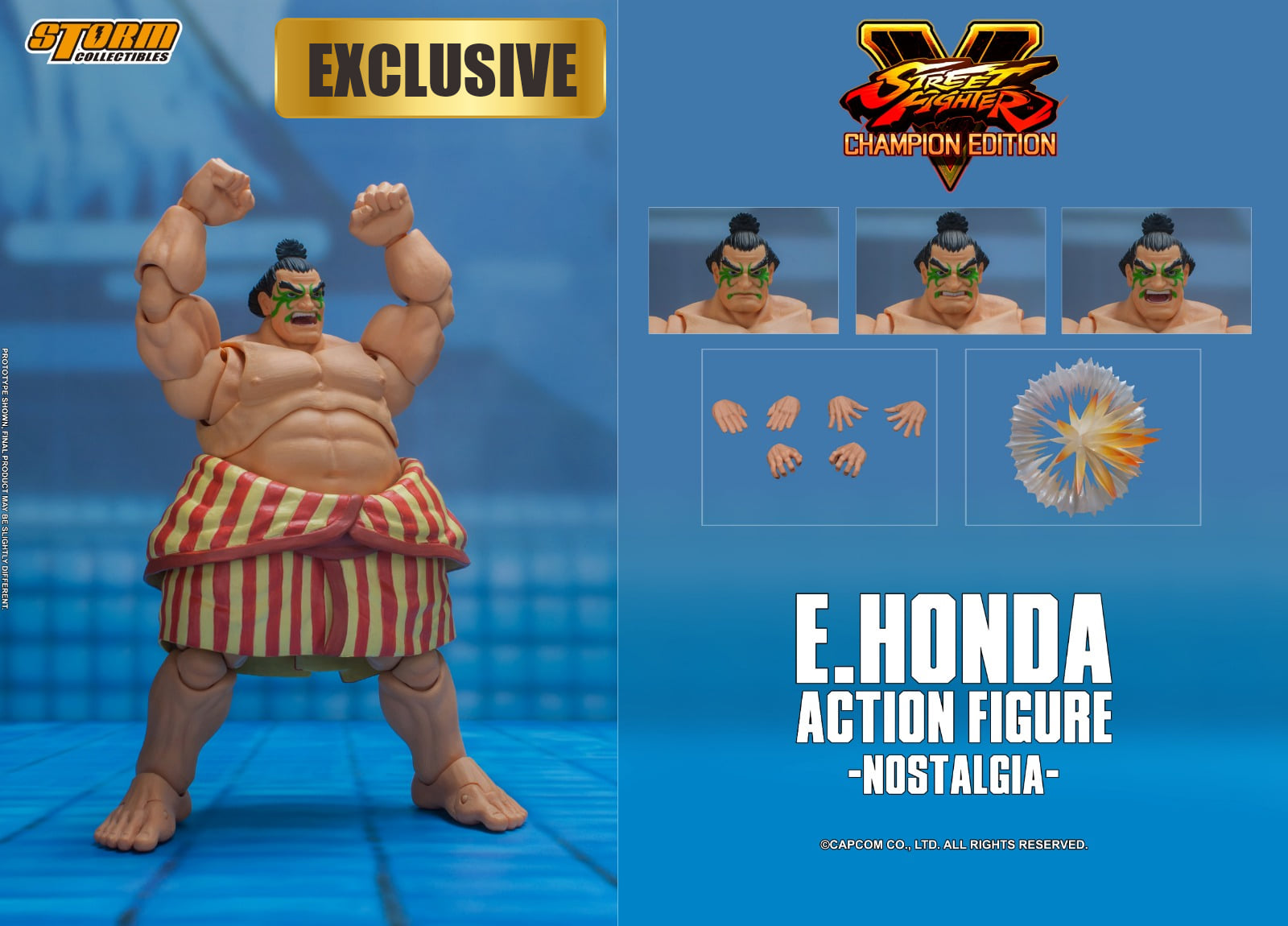 [สั่งจอง]Storm Collectibles CPSF20 (Exclusive) 1/12 : Street Fighter V - E.Honda