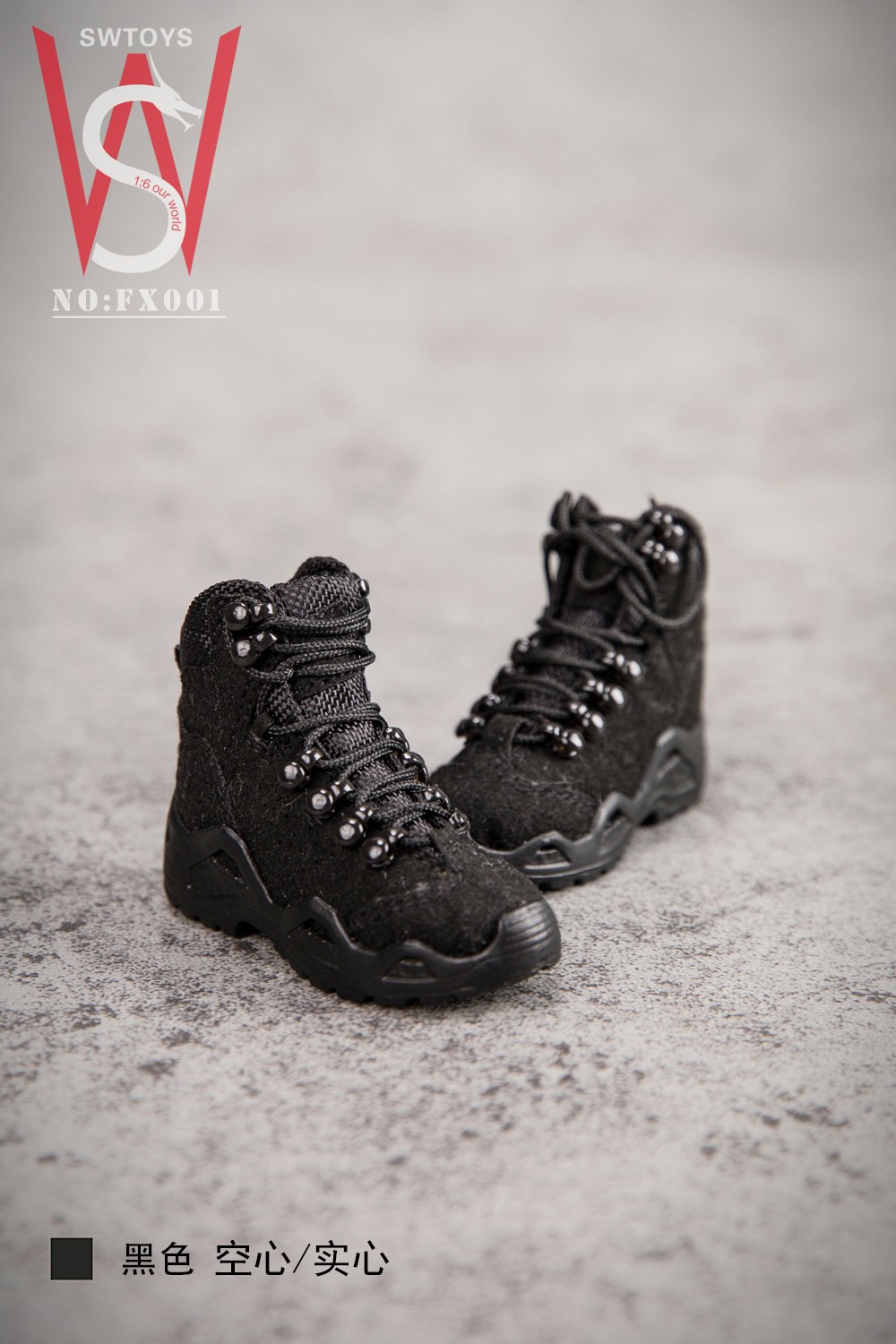 [สั่งจอง]SWtoys FX001 1/6 Mens Tactical Military Boots (Hollow/Solid)