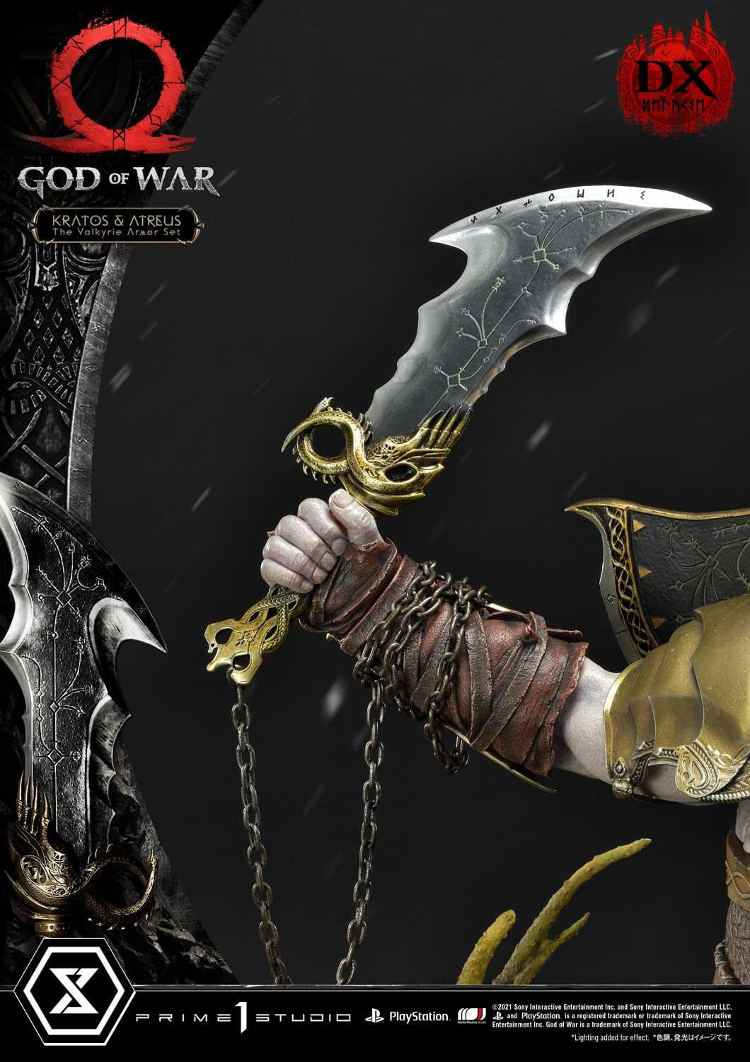[สั่งจอง]Prime 1 Studio UPMGOW-03DX 1/4 : God of War - Kratos & Atreus The Valkyrie Armor Set (Deluxe Version)