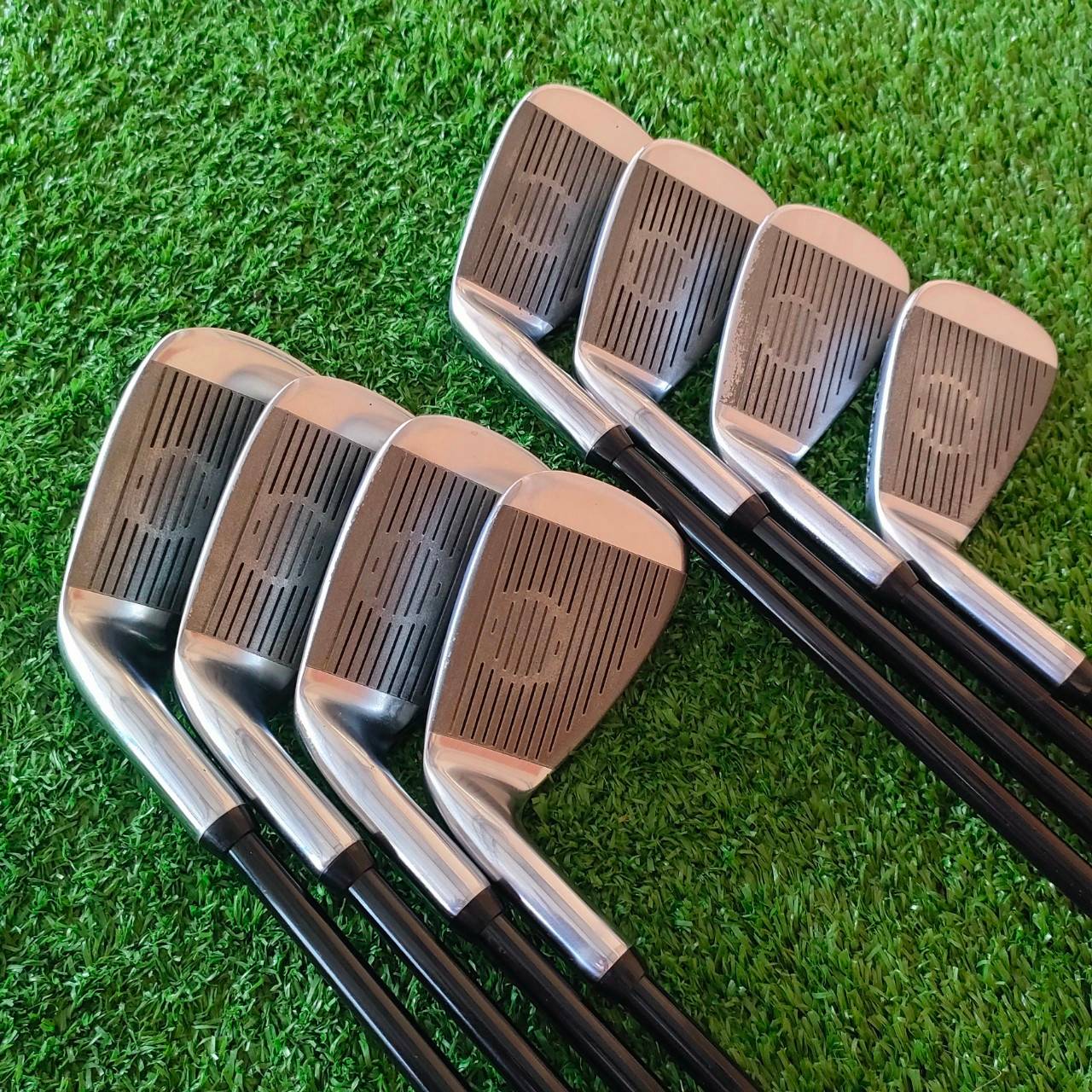 ชุดเหล็ก DUNLOP 65i มีเหล็ก 4-9 เเละ PW SW ก้าน DUNLOP 65i FLEX R สภาพสวยมากๆ 90% ขึ้นไป ไม้กอล์ฟมือสอง ของแท้ BY NakaraLuxurious