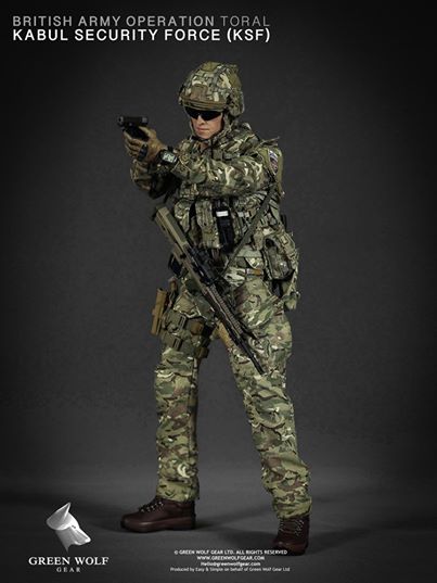[สั่งจอง] EASY& SIMPLE 1/6 Green Wolf GWG 009 BRITISH ARMY (OP TORAL) AFGHANISTAN KSF