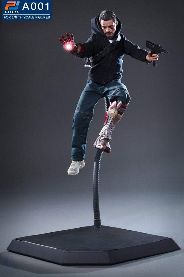 [สั่งจอง]MOMTOYS 1/6 NO.M010 serpentine-Metal hose platform support