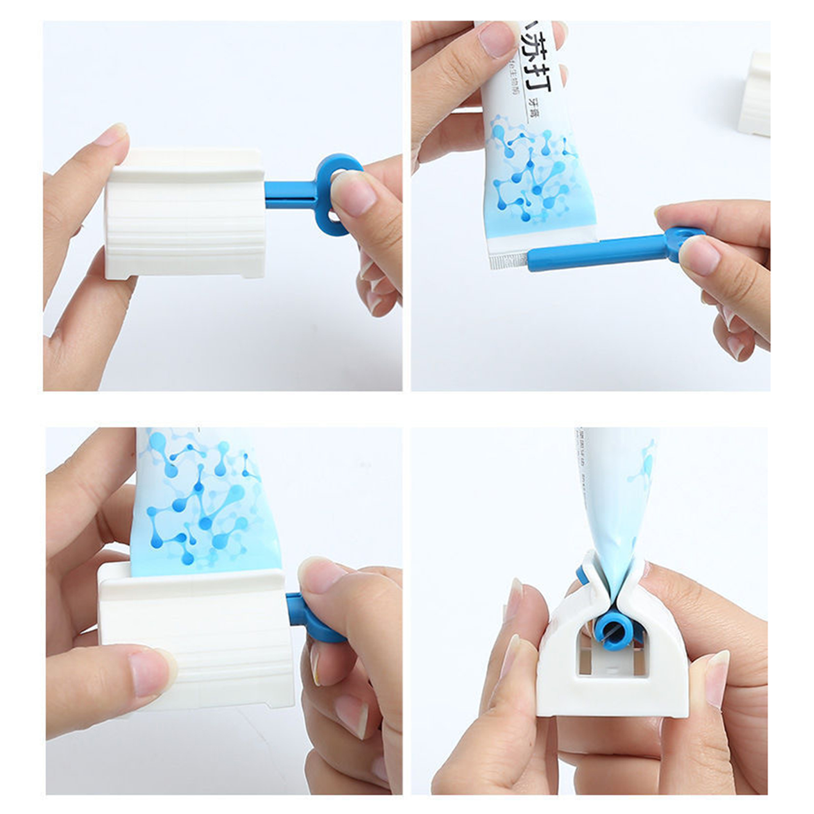 ที่บีบยาสีฟัน ที่วางยาสีฟัน ตัวช่วยในการบีบยาสีฟัน มีให้เลือก 3สี ด๊ไซน์สวย แข็งแรงทนทาน