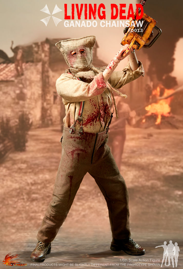 [สั่งจอง]Hot Heart FD013 1/6 : Ganado Chainsaw (Old and Bloodily Version）