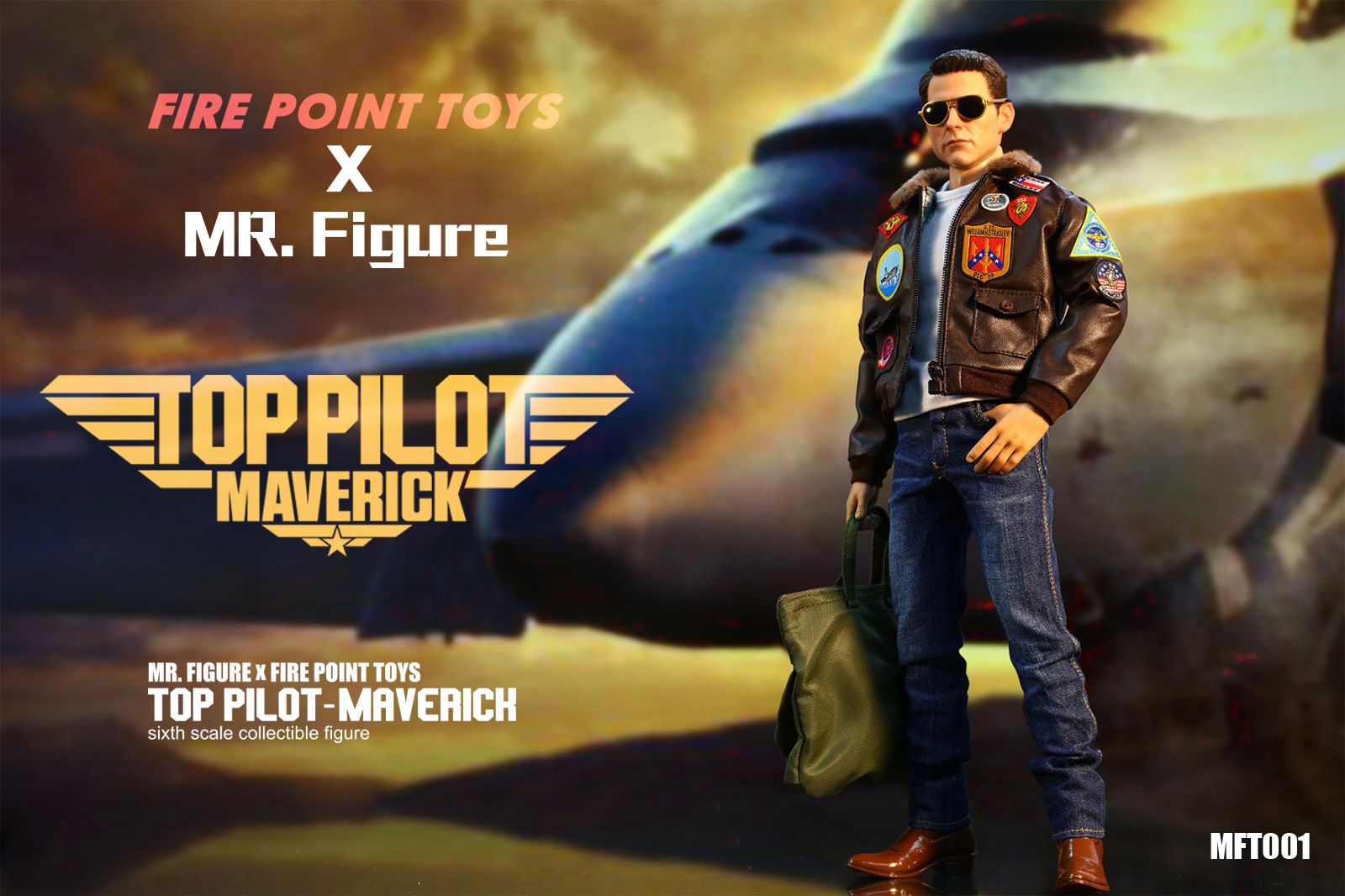 [สั่งจอง] FIRE POINT TOYS X MR.FIGURE MFT001 1/6 : Top Pilot