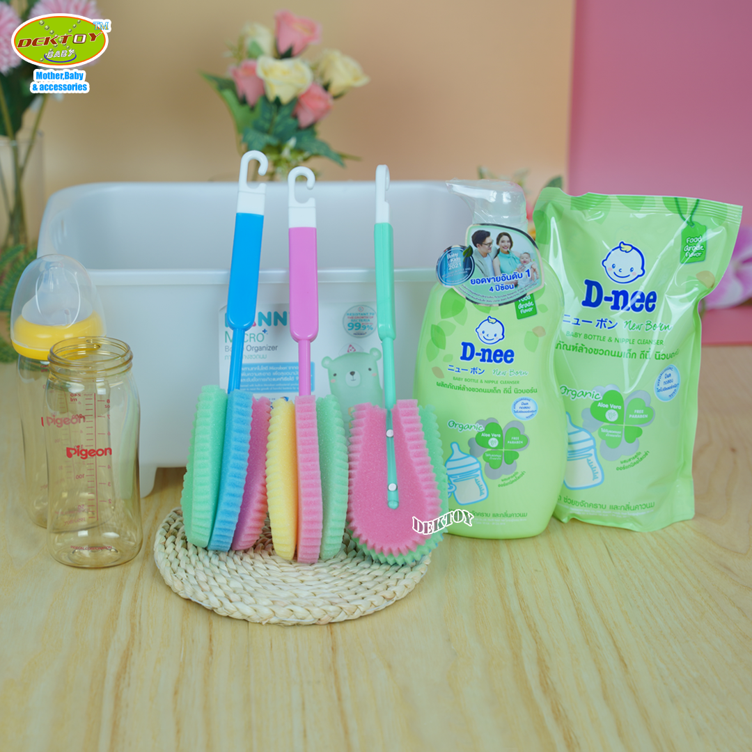 แปรงล้างขวดนมฟองน้ำทั้งอัน BG