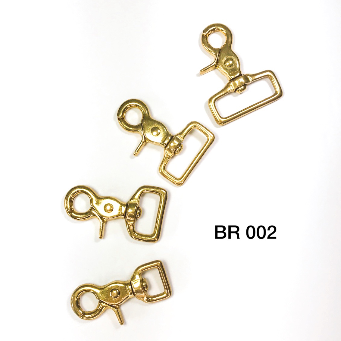 BR002 ตะขอก้ามปู ทองเหลืองแท้**ราคาต่อชิ้น** ตะขอกระเป๋า อะไหล่กระเป๋า