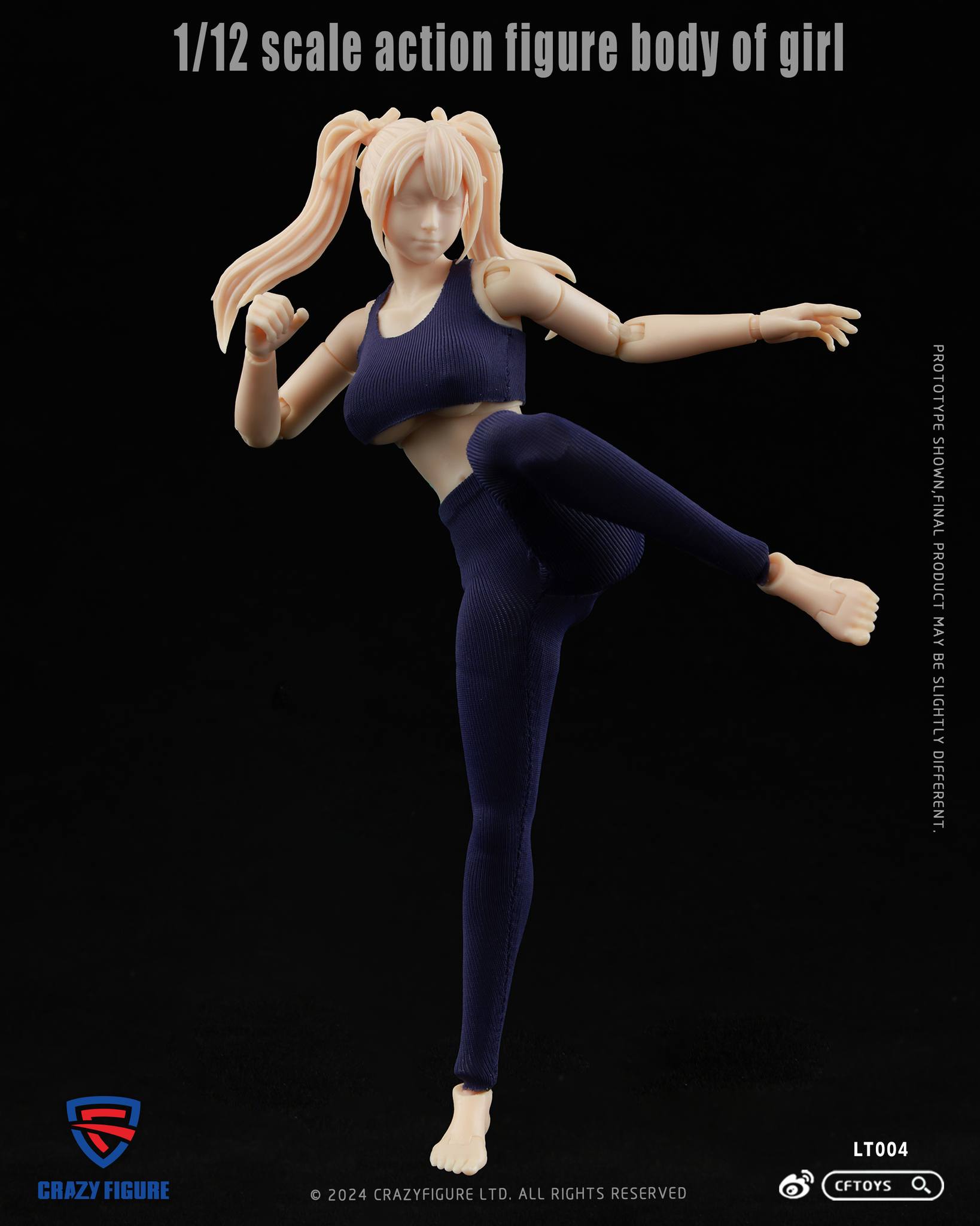 [สั่งจอง] CRAZY FIGURE LT004 1/12 : girl body