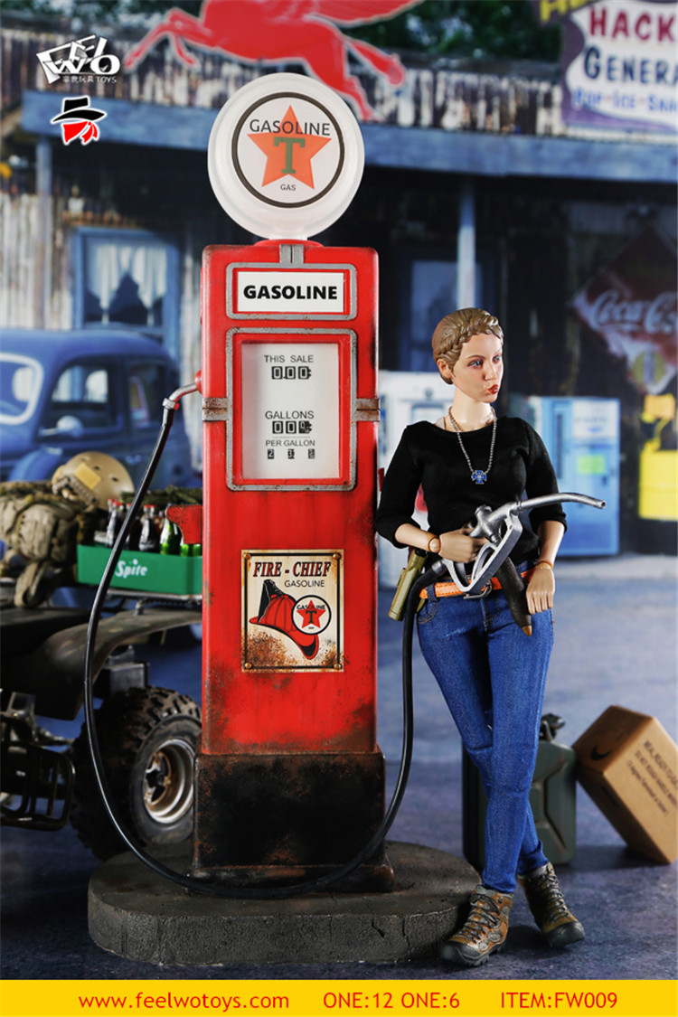 [สั่งจอง]FEELWOTOYS： 1/6, 1/12 scale vintage gas pump